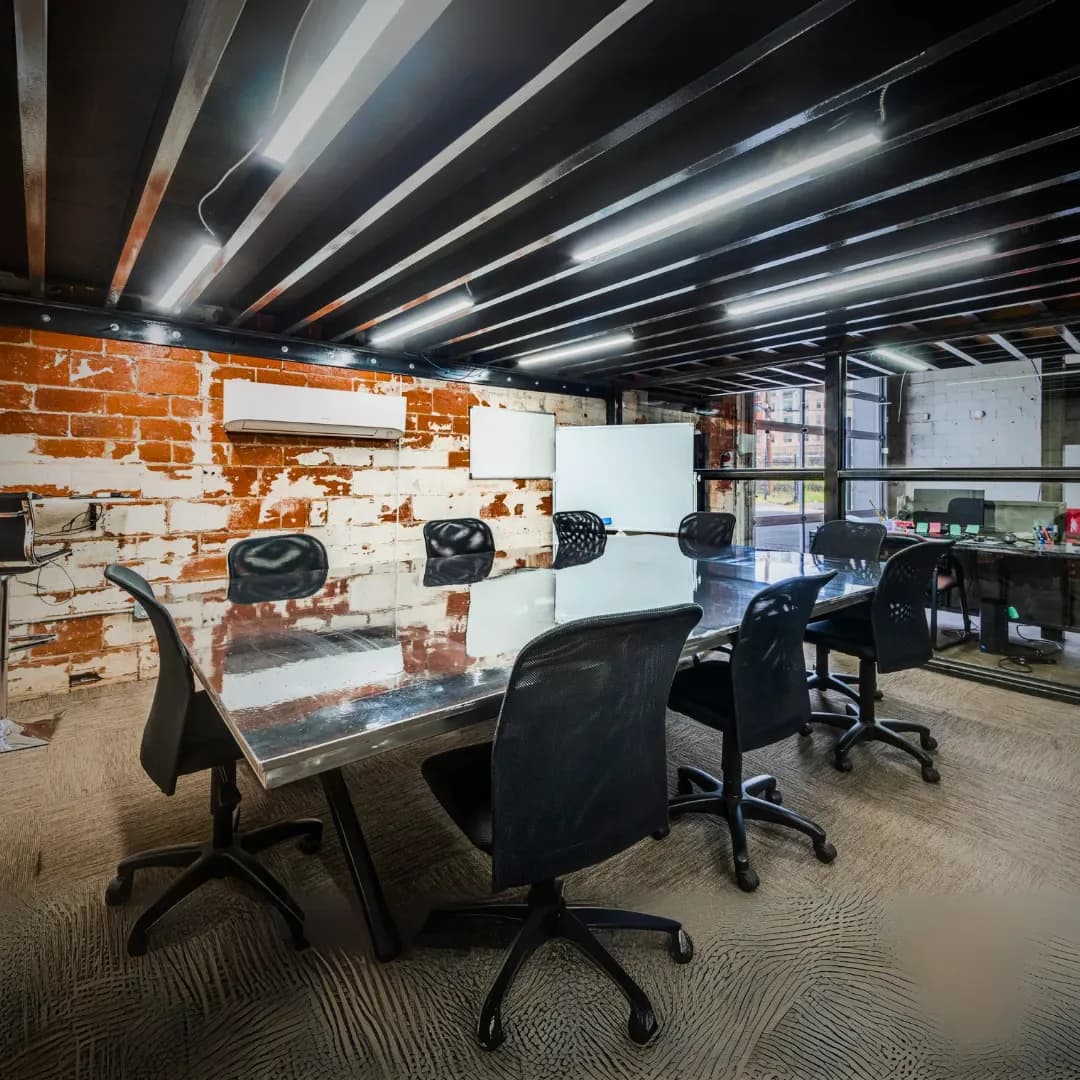 Inside the REI Workplace building in Dallas